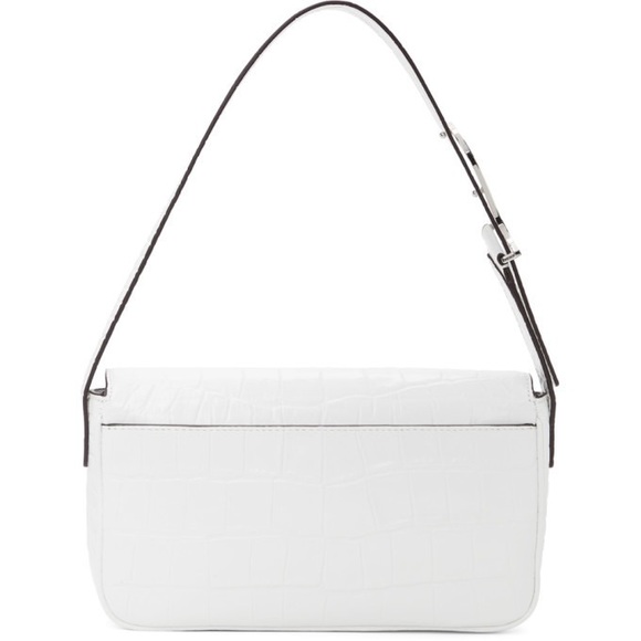 Staud White Croc Tommy Bag - Picture 2 of 8